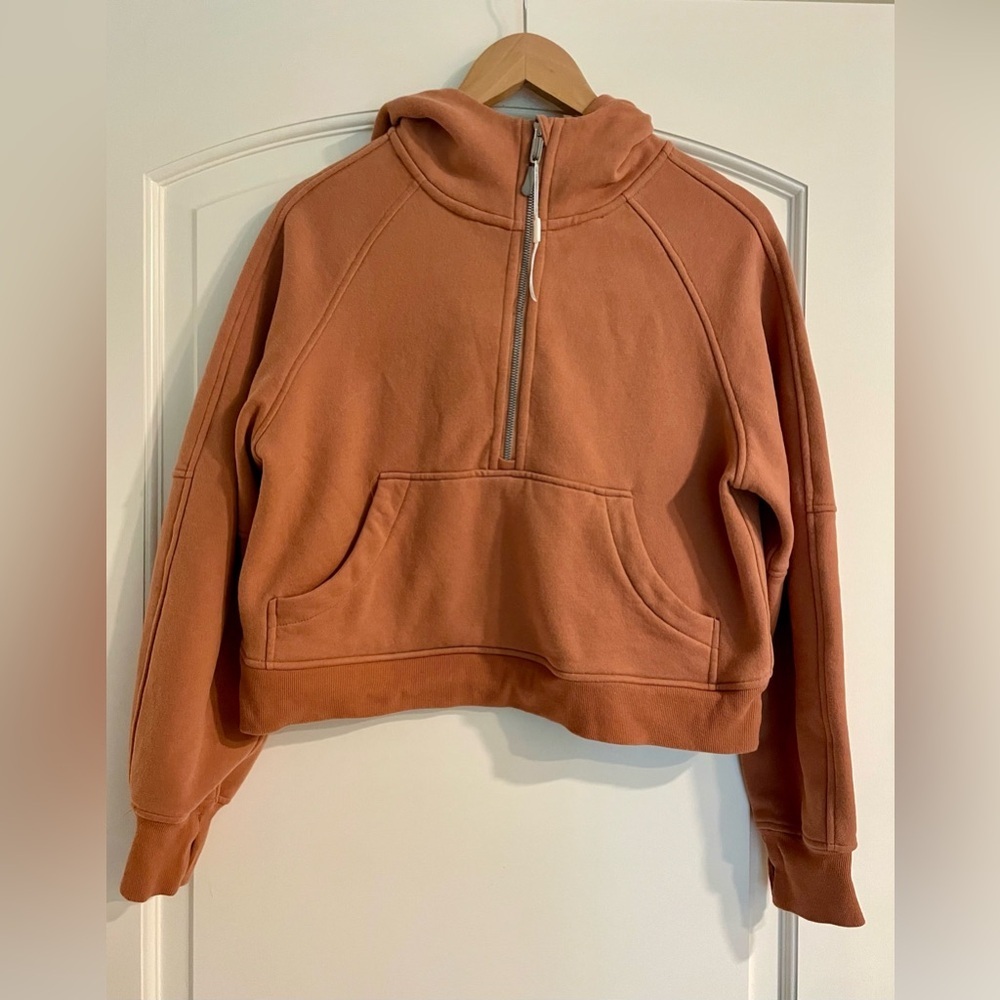 Ododos Rose Blush Half-Zip Hoodie NEW
